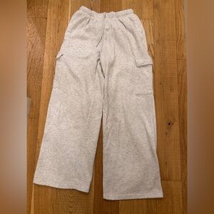 Womens Gray Cargo Pants